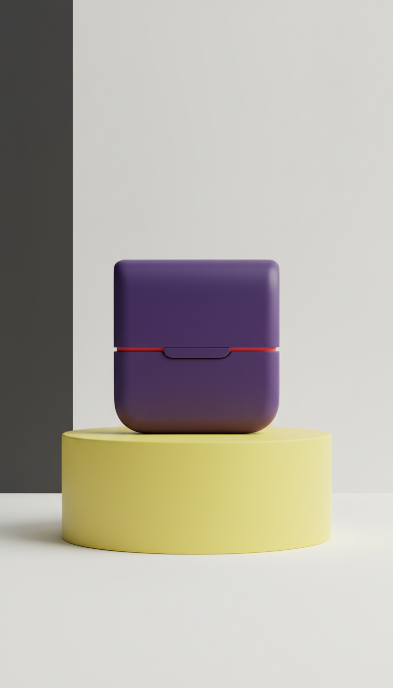 Fashion Violet Magnetic Compact